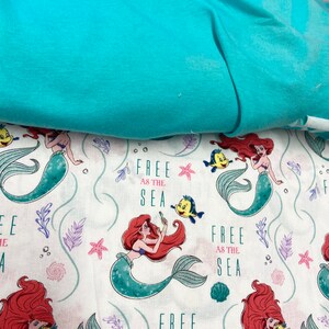 Babyhug Flutter Sleeves Top Mermaid Print - Pink