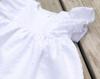 white Swiss dot dress, heirloom dress, baby baptism white dresses, baby girls dress dedication outfits, girls white flower girls dresses,