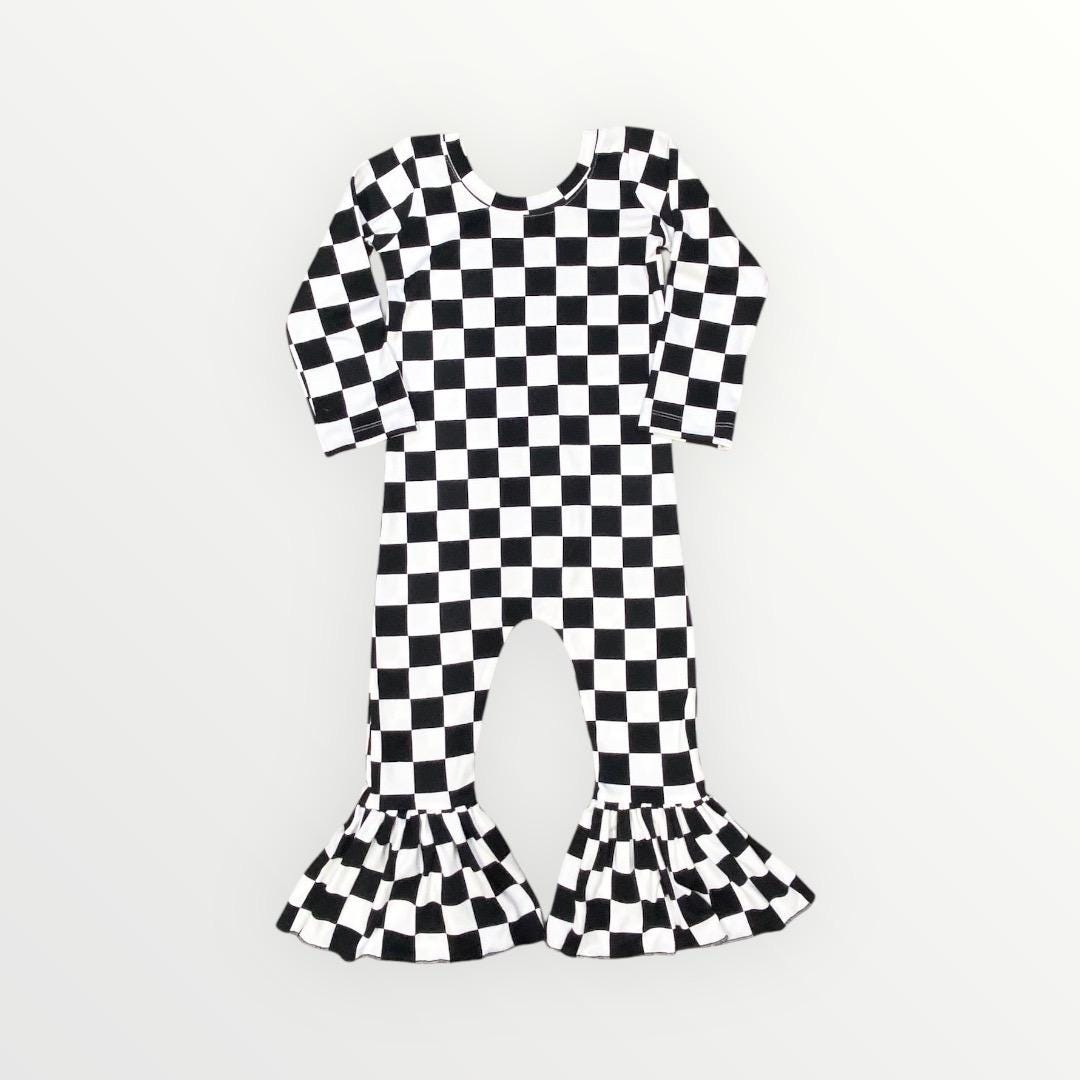 Checkered Overalls Toddler - Etsy