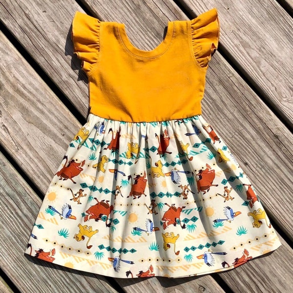 Baby Lion dress / toddler animal kingdom dress / birthday safari dress / baby girls lion dresses / zoo team party birthday outfits