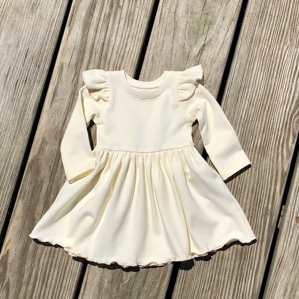 Cream Toddler Dress Etsy