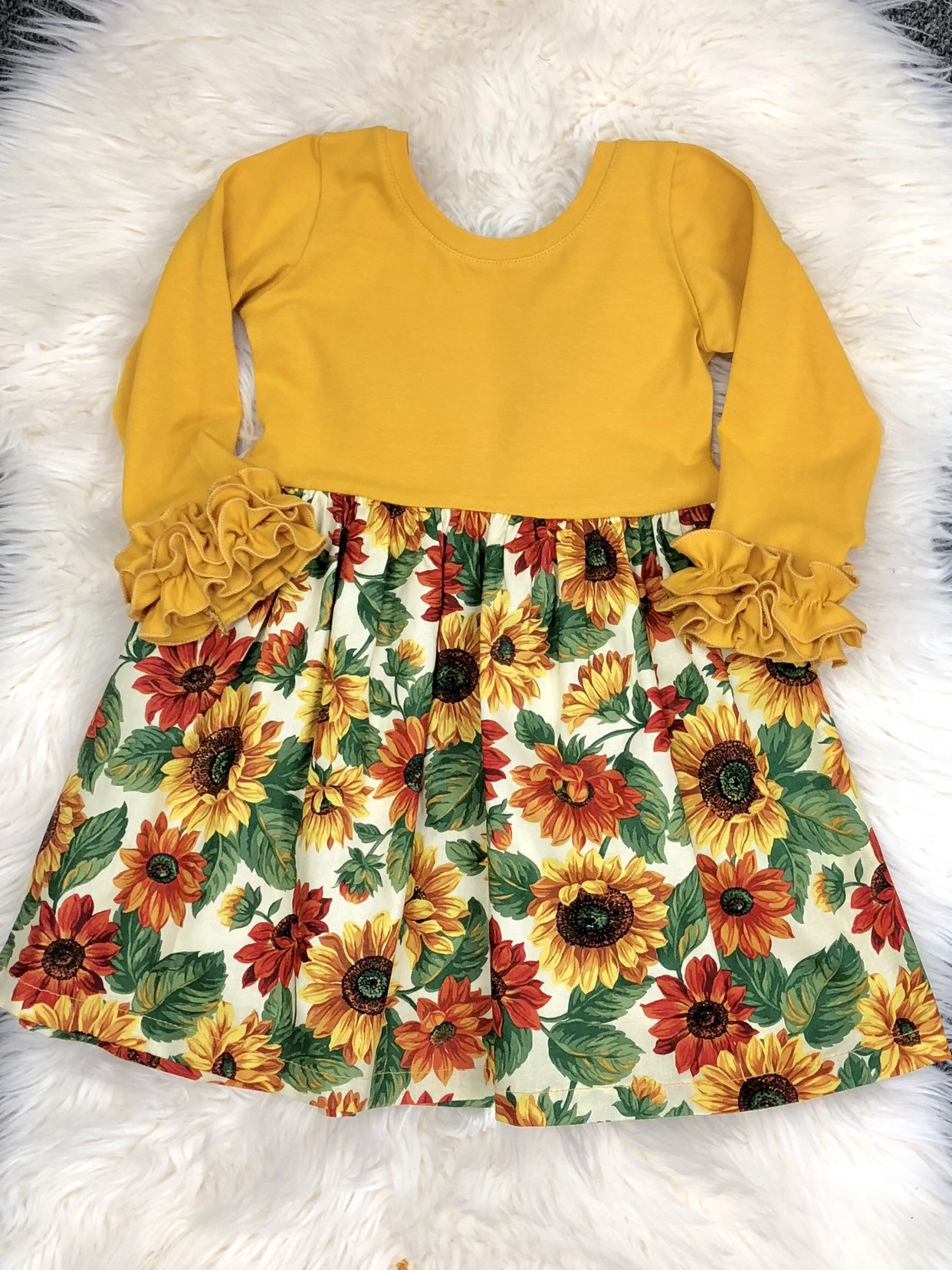 ruffle hands for dresses