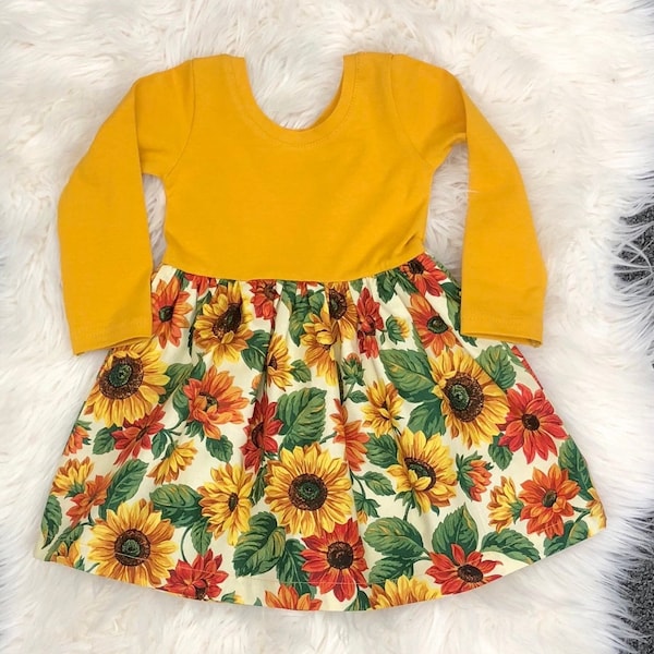 Sunflower Dress - Etsy