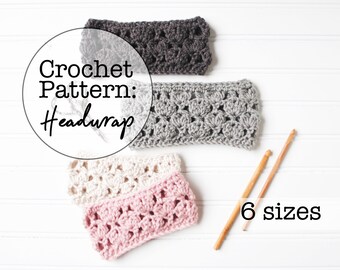 Crochet Headwrap Pattern (PDF Download)