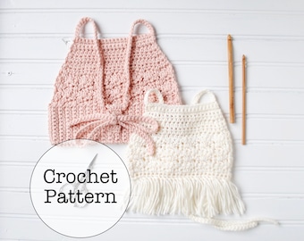 Crochet Fringe Top Pattern (PDF Download)