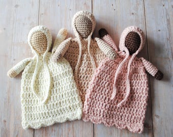 Baby Doll Lovey Security Blanket Toy