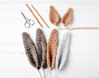Crochet Pattern Bunny Ears (PDF Download)