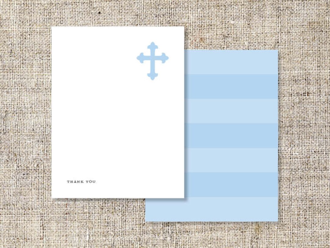 Cross Thank You Card Printable INSTANT DOWNLOAD Thank You - Etsy