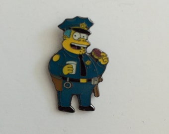 Simpsons  enamel pin chief Wiggum