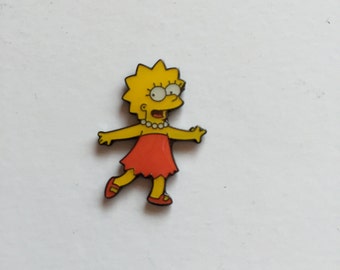 Simpsons enamel pin Lisa