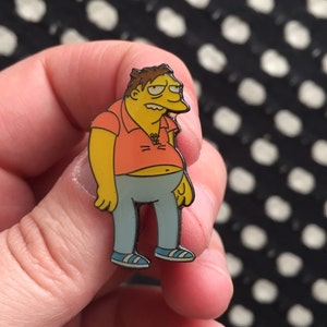 The Simpsons enamel pin Barney image 1