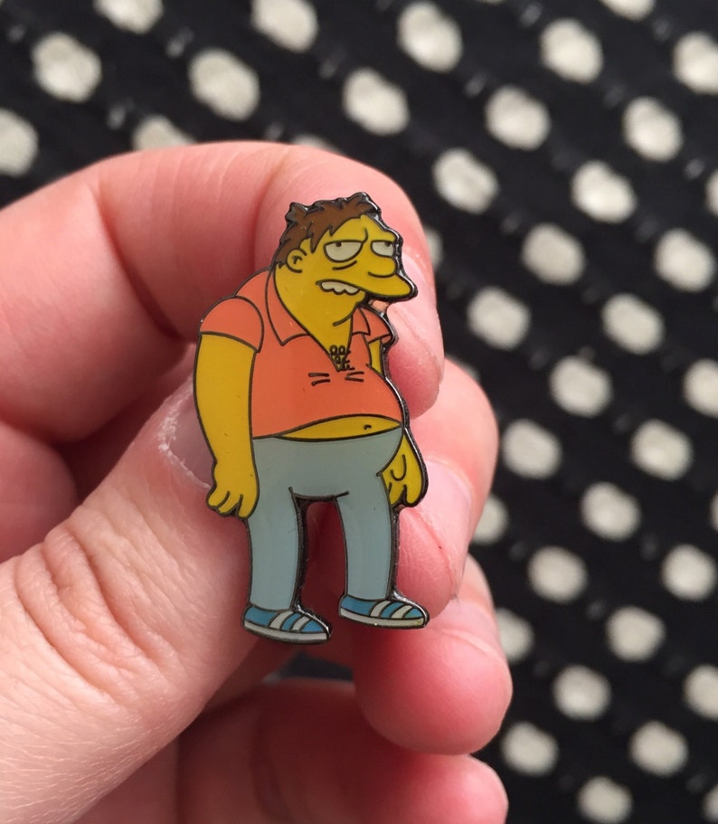 The Simpsons enamel pin Barney image 1