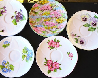 Shelley Bone China England Dainty Replacement Saucers  Choice Price is for a Single