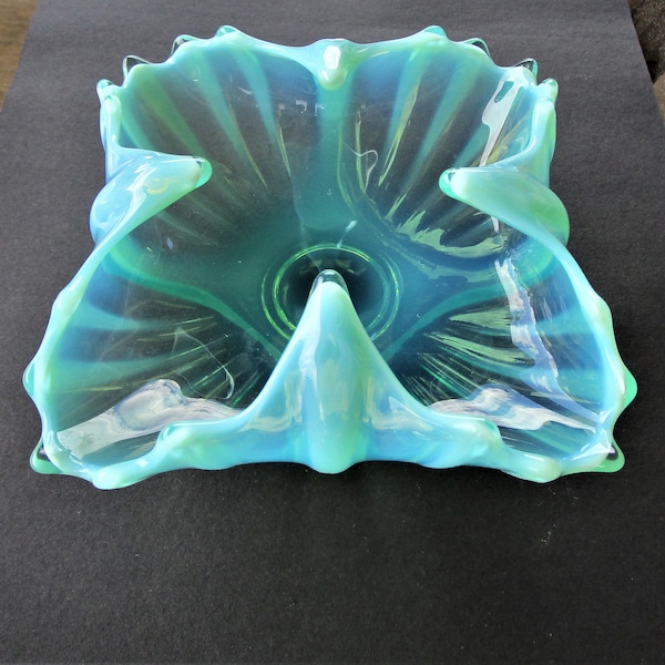 Fostoria Glass Heirloom Vaseline Etsy