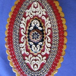 Vintage Russian Birch Bark Vanity Trinket Box Recycled Hand Made circa 1960s