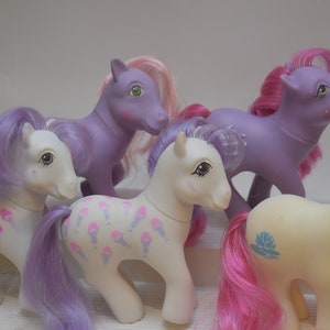 PICK ONE! Vintage My Little Pony Scoops, Sherbet, July Water Lily, Romper