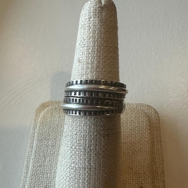 David Anderson Norway 925 Sterling Silver Ring, Size 6 3/4