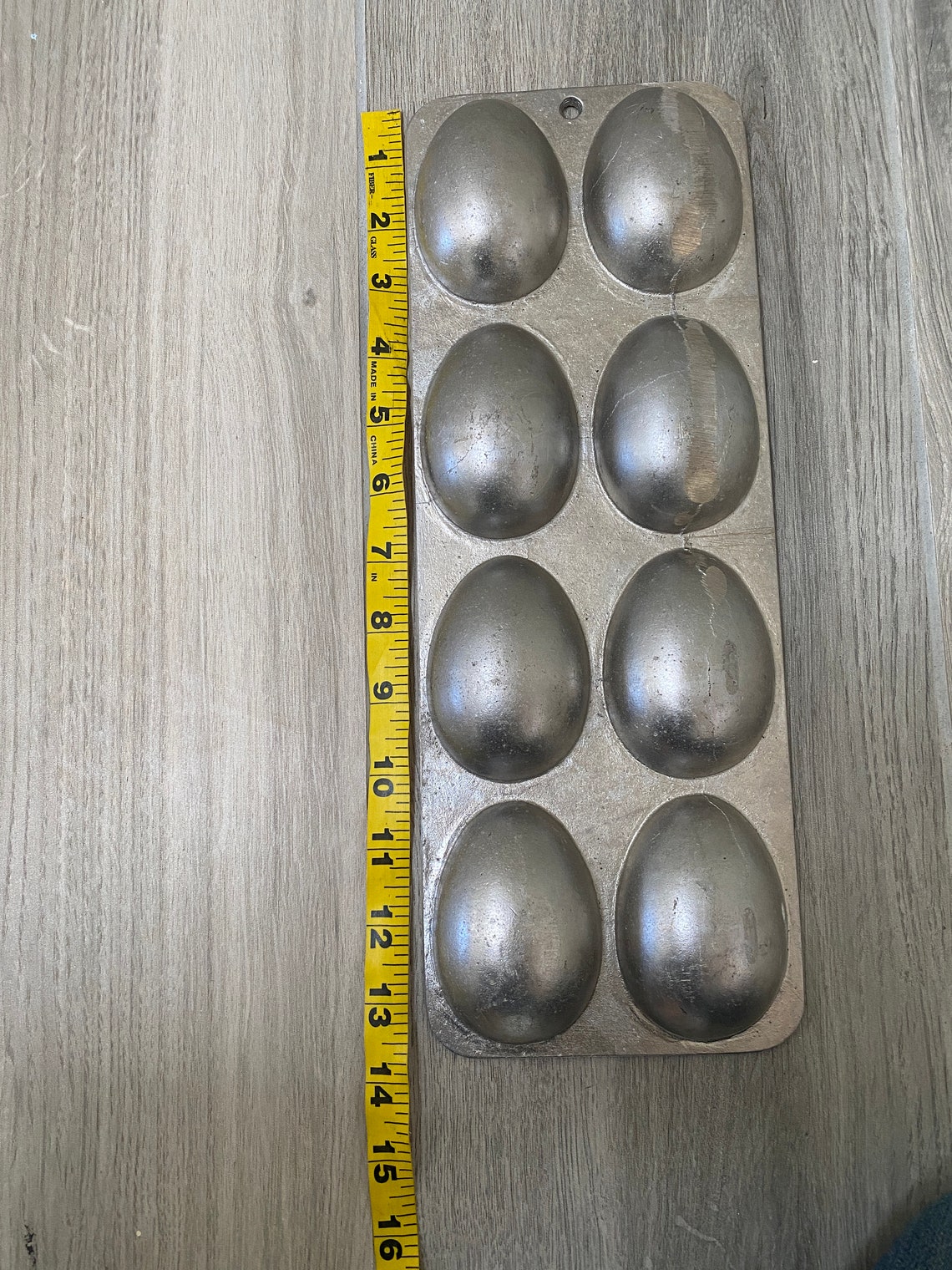 Vintage Pewter Cast Aluminum 8 Cup Egg Shaped Cake Pan or Etsy