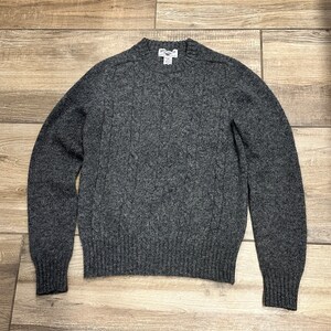 Gray Wool Pullover Sweater, Unisex