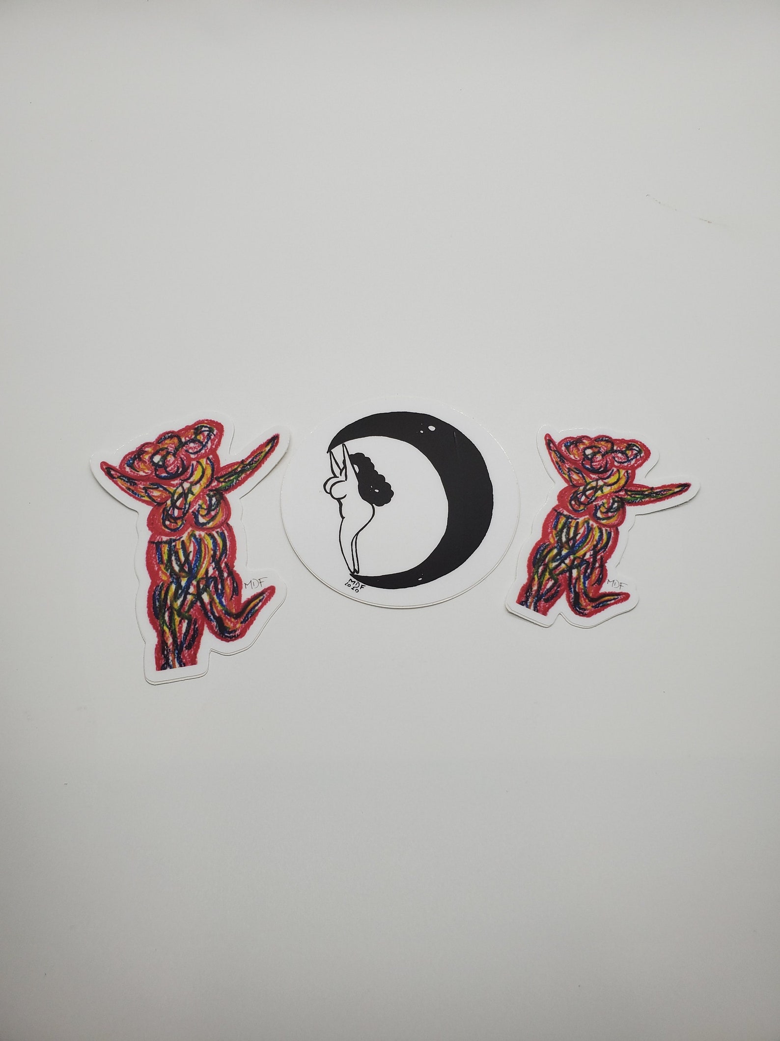 Lovely Ladies Sticker Pack Waterproof - Etsy