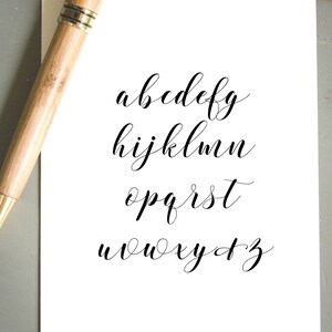 Custom Pre-inked Return Address Stamp, Modern Calligraphy Wedding ...