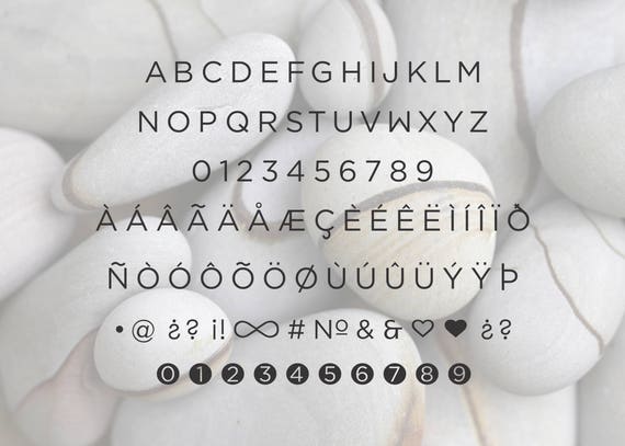 Sans Serif Font By Kestrel Montes Installable Digital Font Etsy