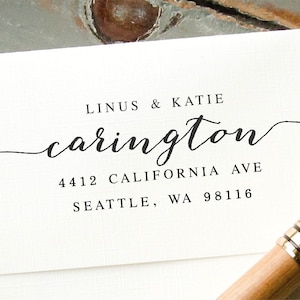 Self-Inking Stamp, Custom Address Stamp, Custom Rubber Stamp, Personalized Stamp, Address Stamp, Return Address Stamp: Housewarming, Wedding