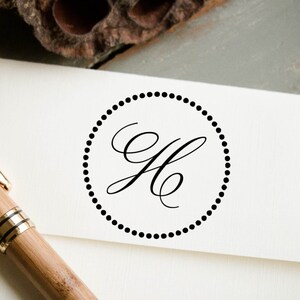 Sello de monograma, monograma personalizado, sello de goma personalizado, sello personalizado, sello personalizado, DIY personalizado estacionario - nueva pareja, regalo de boda