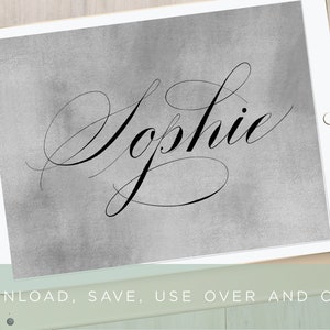 Sophie Procreate Kalligraphie Pinsel | Moderner Lettering Pinsel | iPad Pro Procreate Pinsel | Kalligrafie von Kestrel Montes