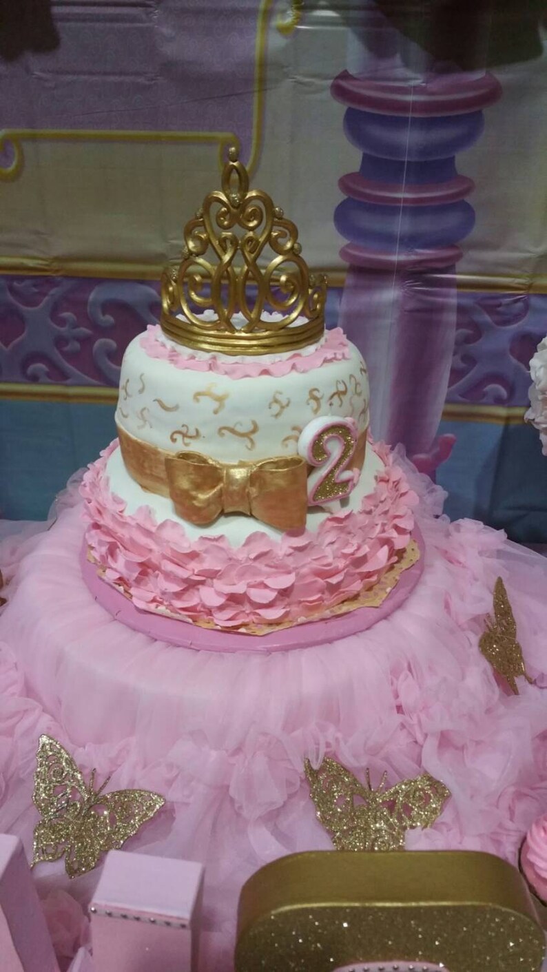 Tiara cake topper Crown cake topper gold crown cake topper Etsy