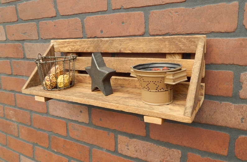 Tobacco Stick Lath Wood Shelf Wall Hanging Etsy