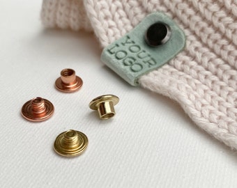 No Sew Velvet Fold Over Label - Individuell personalisierte Tags für Kleidung und handgefertigte Gegenstände