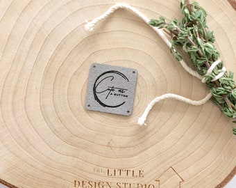 Quadratische vegane Kleidung Accessoires (2.5 cm)