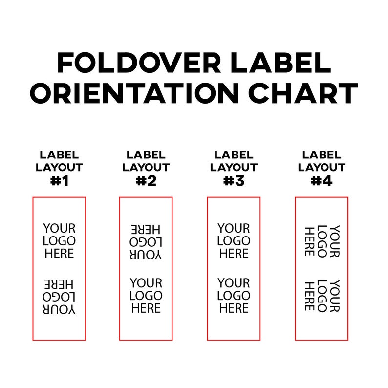 Fold Over Labels Template Fold Over Labels Template