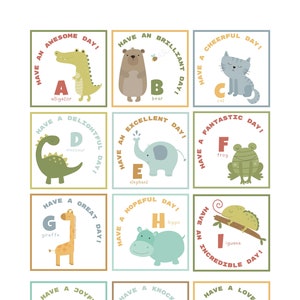 Printable Lunch Box Notes: Kids School Encouragement (Digital Download)