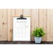Self-customizable Weekly &amp; Daily Checklist, Fillable PDF, Printable ...