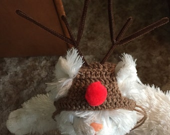 Rudolph the Red Nosed Reindeer Cat Hat