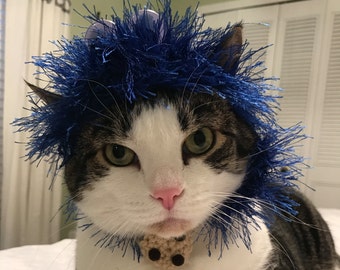 Blue Character Cat Hat