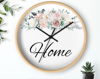 Botanical Floral Decorative Wall Clock