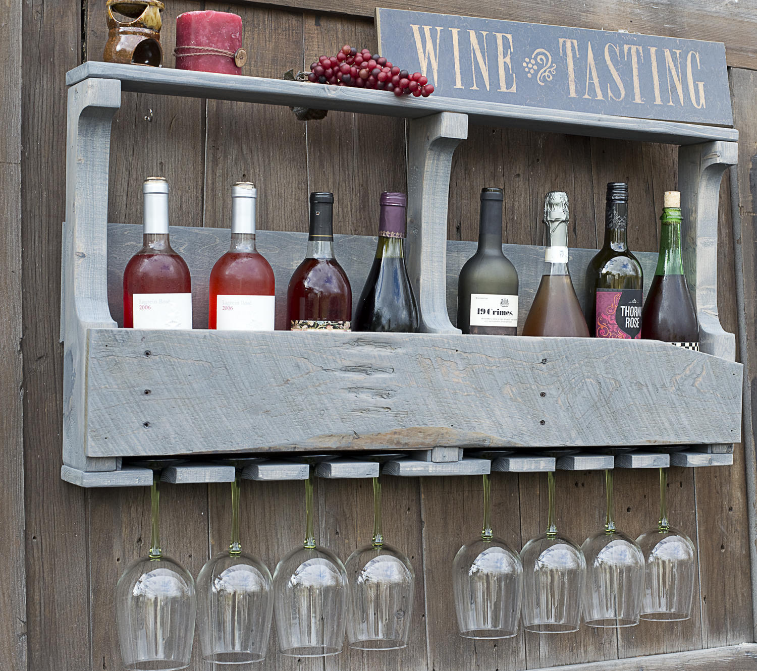 Wine Gift Wood Wine Rack Wall Wine Rack Wine Rack Shelf Etsy