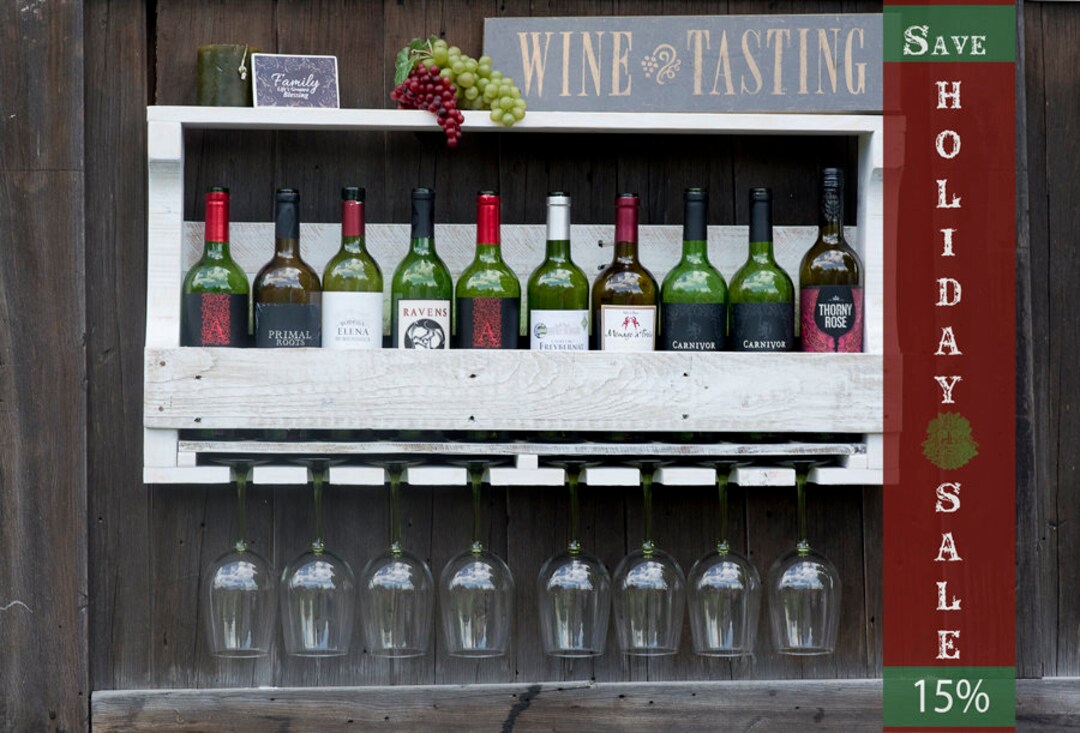 Wine Gift Wood Wine Rack Wall Wine Rack Wine Rack Shelf Etsy