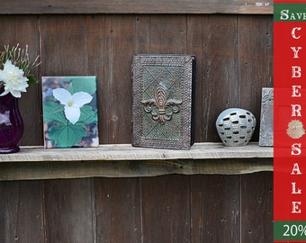 Étagères rustiques, Étagères murales de 20 pouces, Étagères en bois, Étagères en bois récupéré, Étagères à livres, Étagères flottantes, Cadeau pour elle, Étagère d’entrée