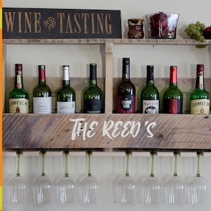 Personalized Gift, Wine Rack Shelf, Pallet Wine rack, Wine Rack, Rustic Wine Rack, Wooden Wine Rack, Wine Rack, Wedding Gift, Cyber Sale