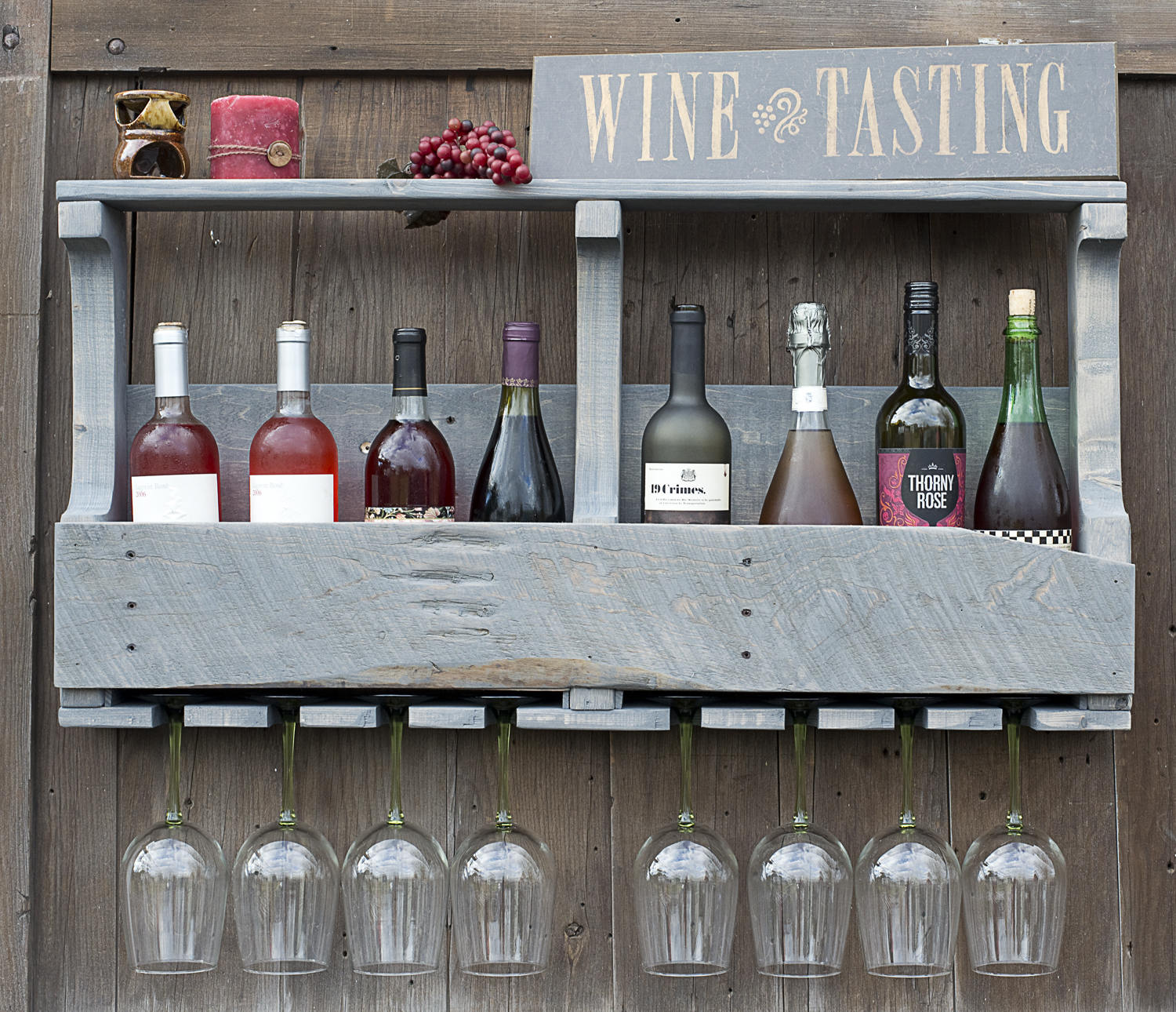 Wine Gift Wood Wine Rack Wall Wine Rack Wine Rack Shelf Etsy