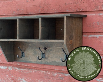 Porte-manteau, support mural pour porte-manteau, patères, étagère pour porte-manteau, organisateur d'entrée, étagère pour casiers, petits cubes, porte-manteau en bois, rangement, cadeau