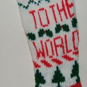 PDF Knitted Christmas Stocking Pattern