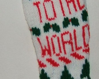 PDF Knitted Christmas Stocking Pattern