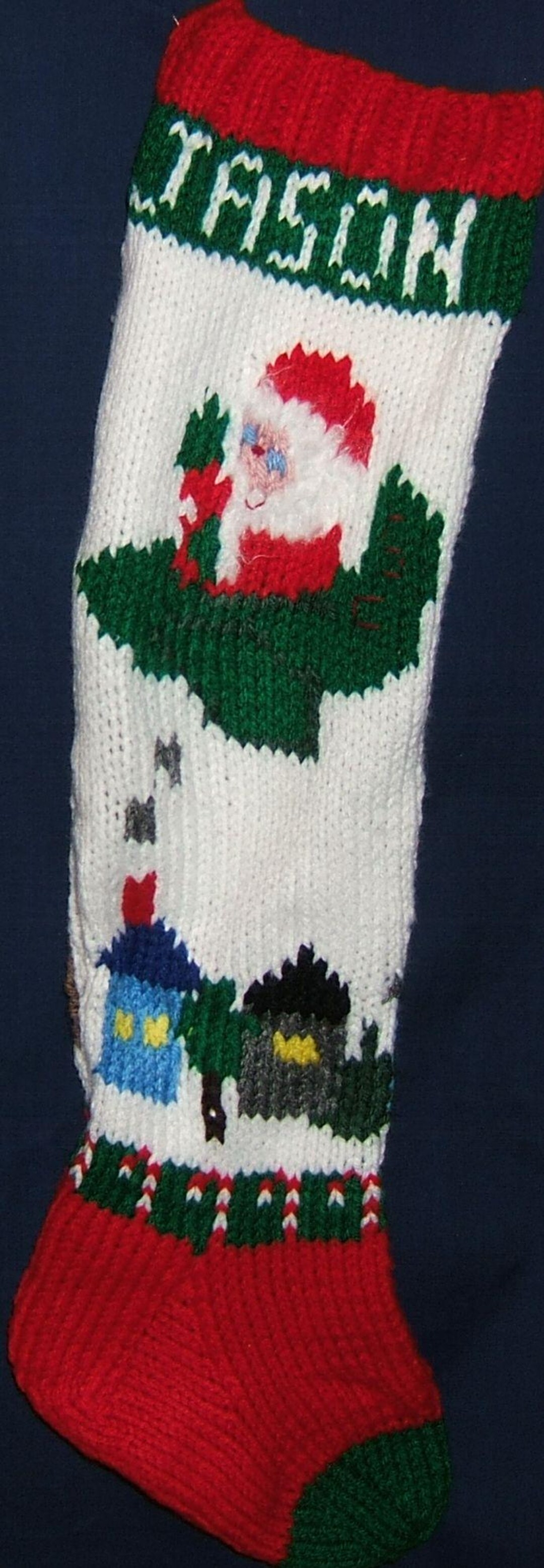 PDF Knitted Christmas Stocking Pattern - Etsy