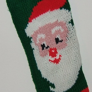 Personalized Hand Knitted Christmas stocking