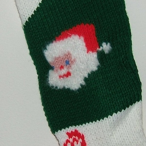 Personalized Hand Knitted Christmas stocking